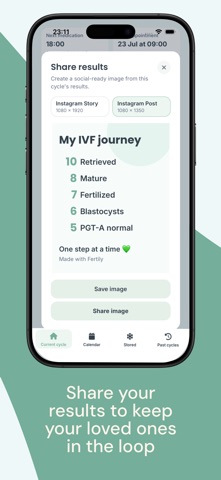 Fertily: IVF Tracker screenshot