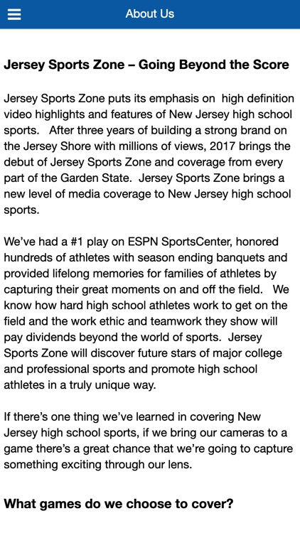 Jersey Sports Zone
