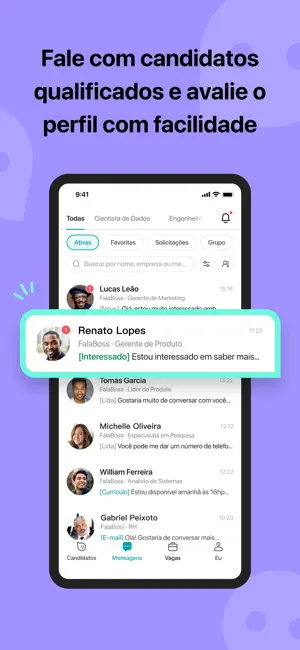FalaBoss: Vagas por Chat iPhone screenshot 6