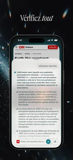 Capture d'écran de Comet - AI Browser & Assistant sur iPhone 1