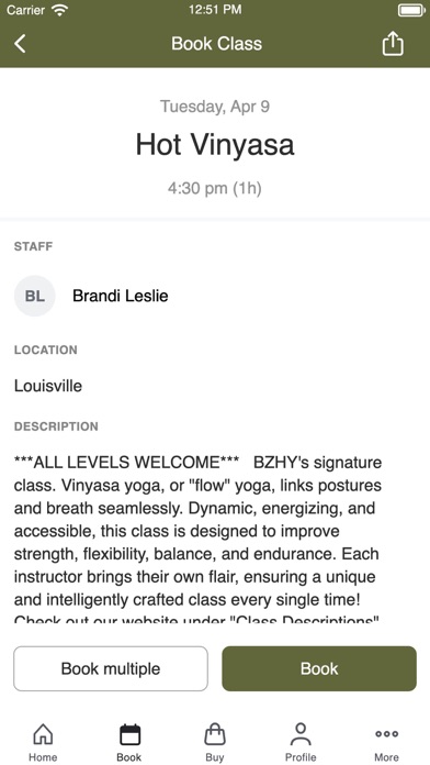 Bend and Zen Hot Yoga Screenshot