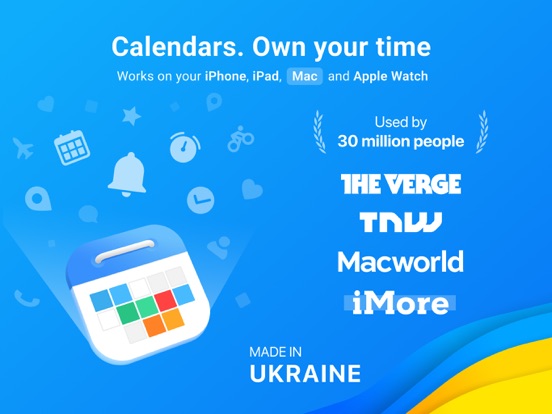 Calendars: Plannen en Kalender iPad app afbeelding 1