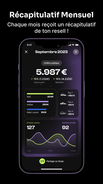 Screenshot #3 pour ControlResell Stock Inventaire