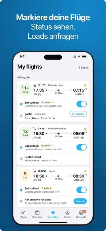 Staff Airlines: Non-Rev Reisen screenshot 2 of 8