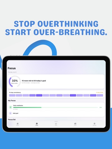BreathMind: Meditation & Focus iPad screenshot