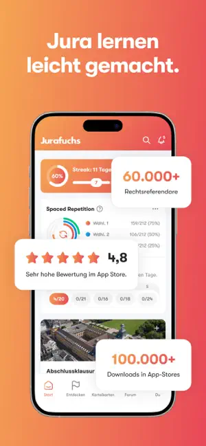 Jurafuchs - Dein Jura-Tutor screenshot 1
