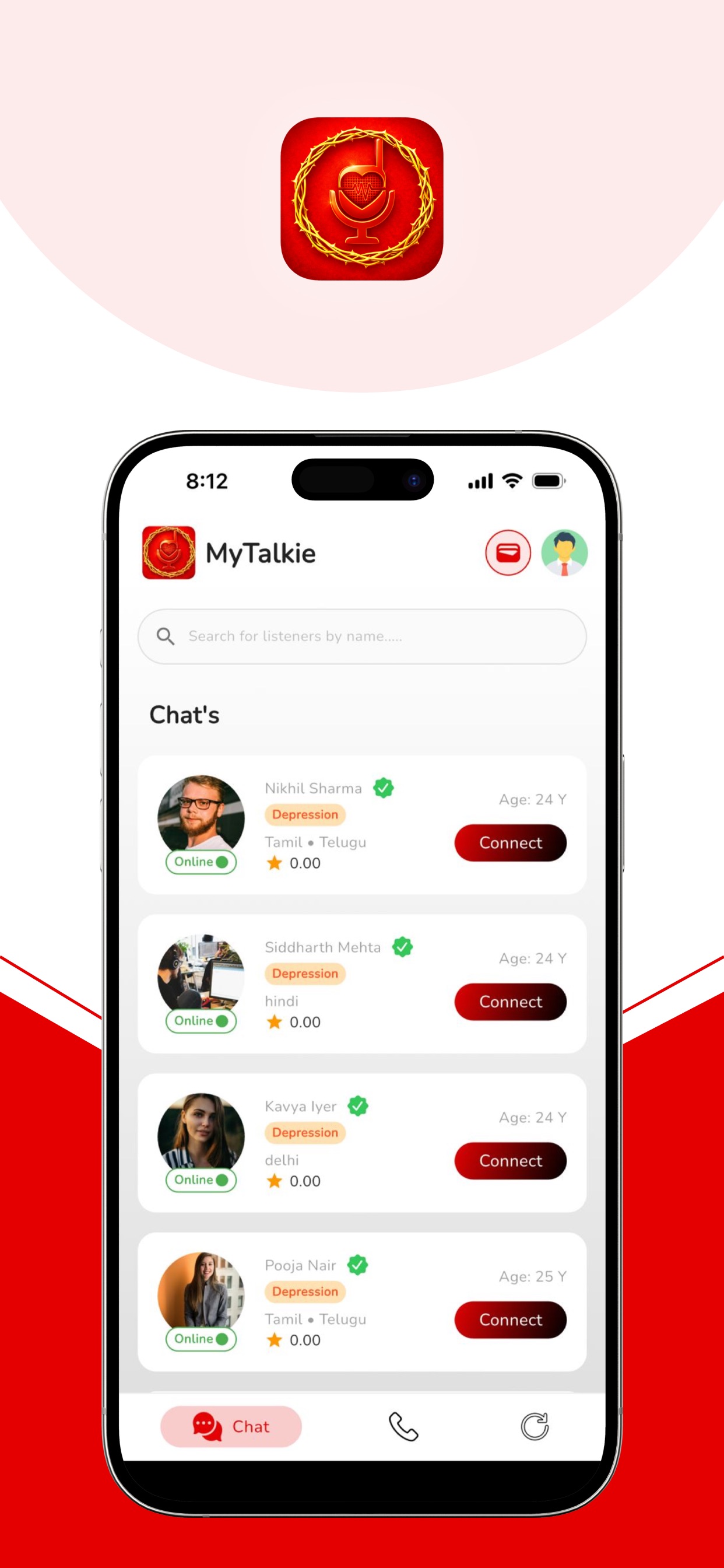 Screenshot 1 of MyTalkie – Support & Chat
