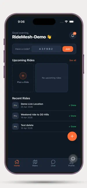 RideMesh screenshot 2
