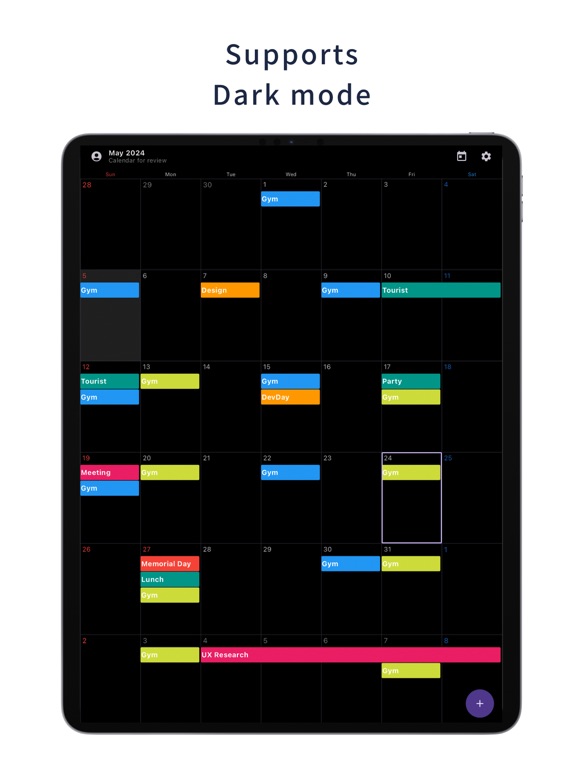 LinkDays: Calendar Sharing App iPad screenshot 6 - Productivity app