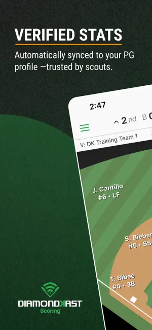 DiamondKast Scoring App screenshot 1