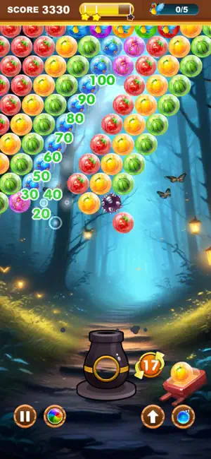 Flora Bubble Shooter Fruit Pop screenshot 2