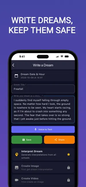 Dream Journal - HypnoLog screenshot 2