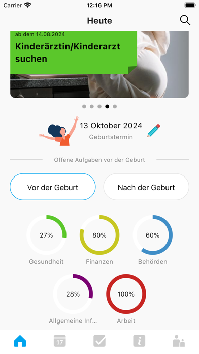 Familien App Gladbeck Screenshot