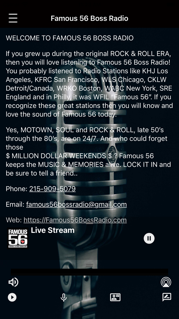 Famous 56 Boss Radio