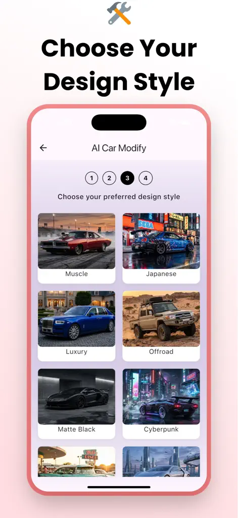 AI Car Tuning & Modify Design - Entertainment App | MWM