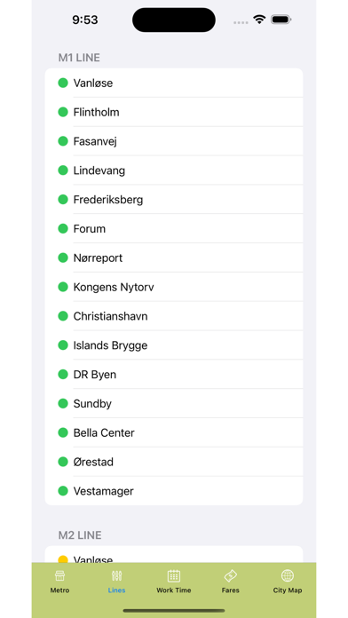 Screenshot #2 pour Copenhagen Subway Map