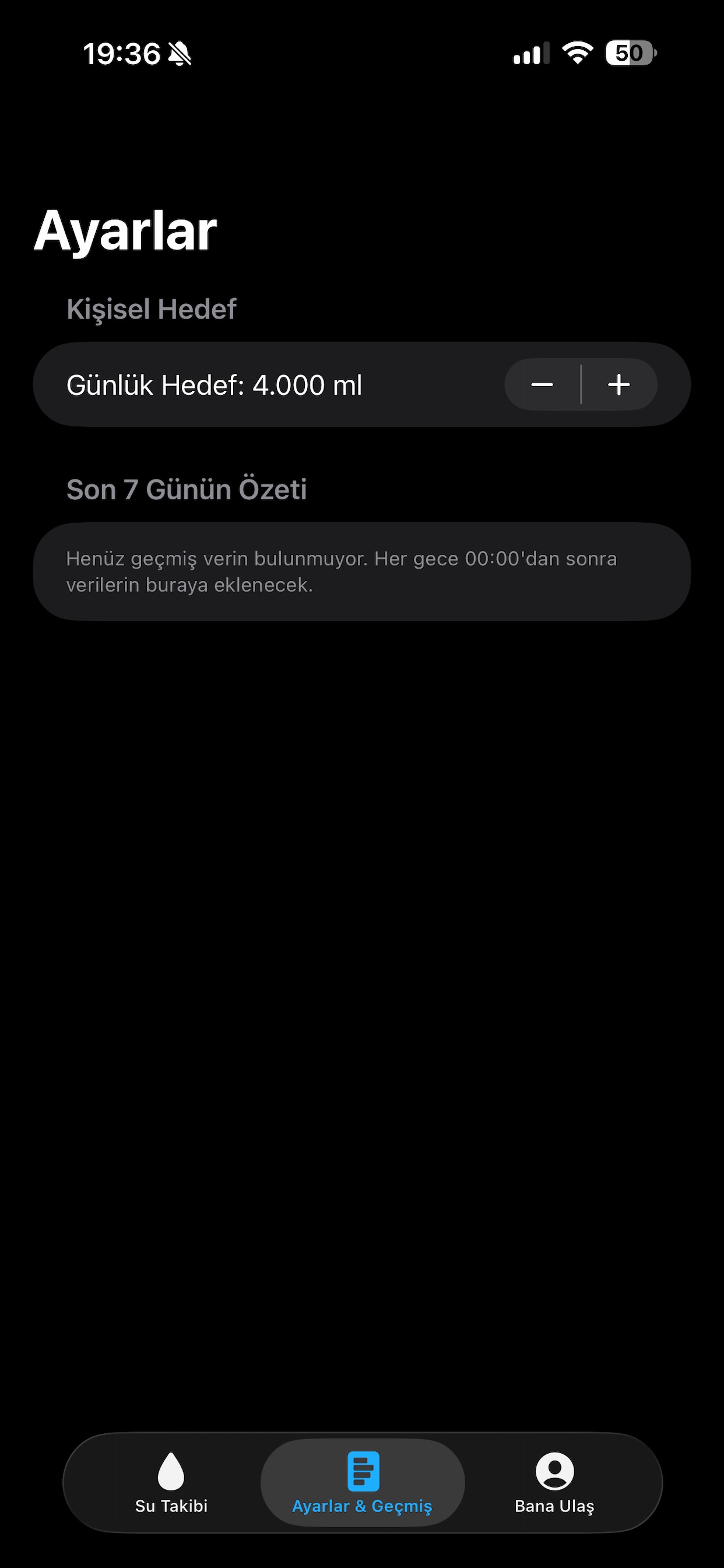 Screenshot 4 of Su Takip - Günlük Hedef