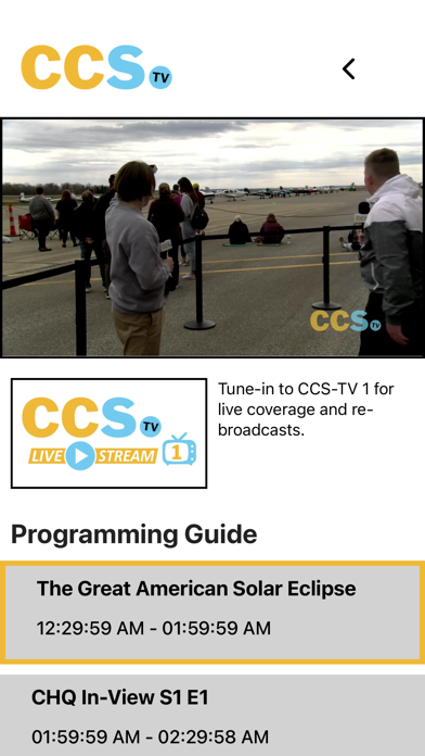 CCS-TV Screenshot