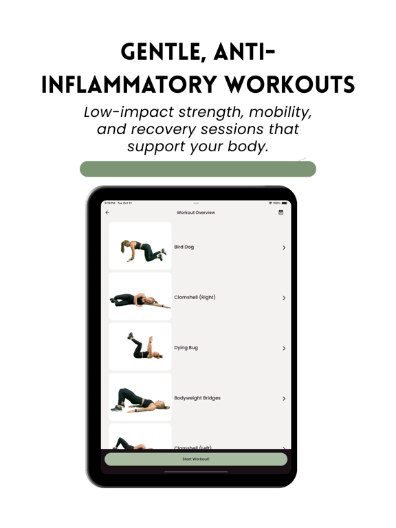 Balance: Fitness for Healing iPad screenshot 2 - Health & Fitness app