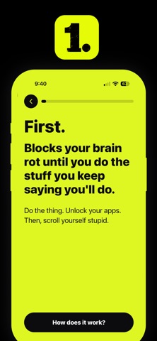 First: Brain Rot Blocker screenshot 1
