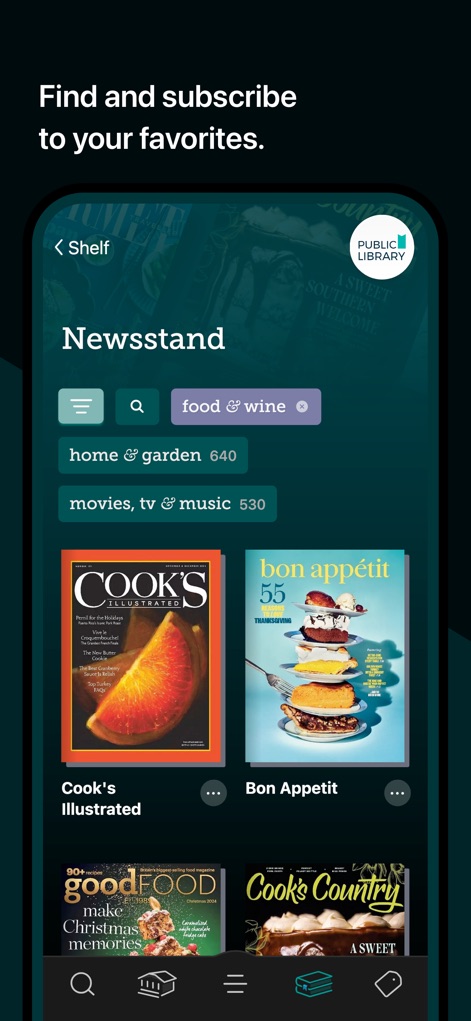 Libby, the library app - Magazine Selections