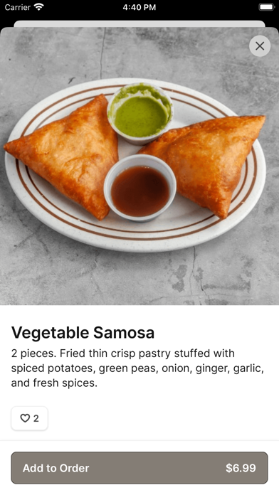 Passage To India Cuisine iPhone screenshot 3 - Food & Drink app