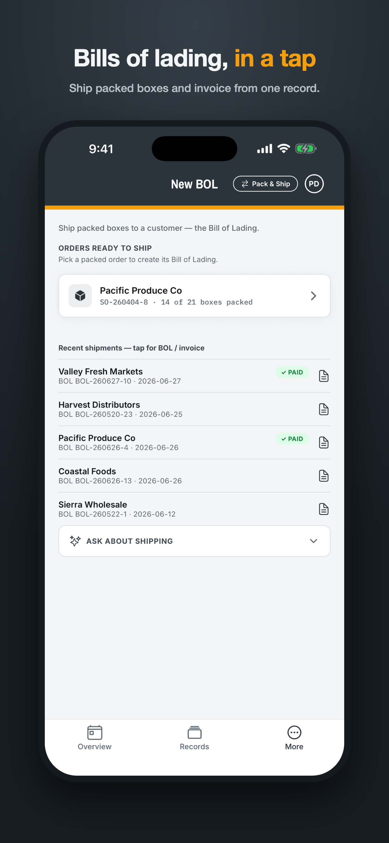 DockTally screenshot 4