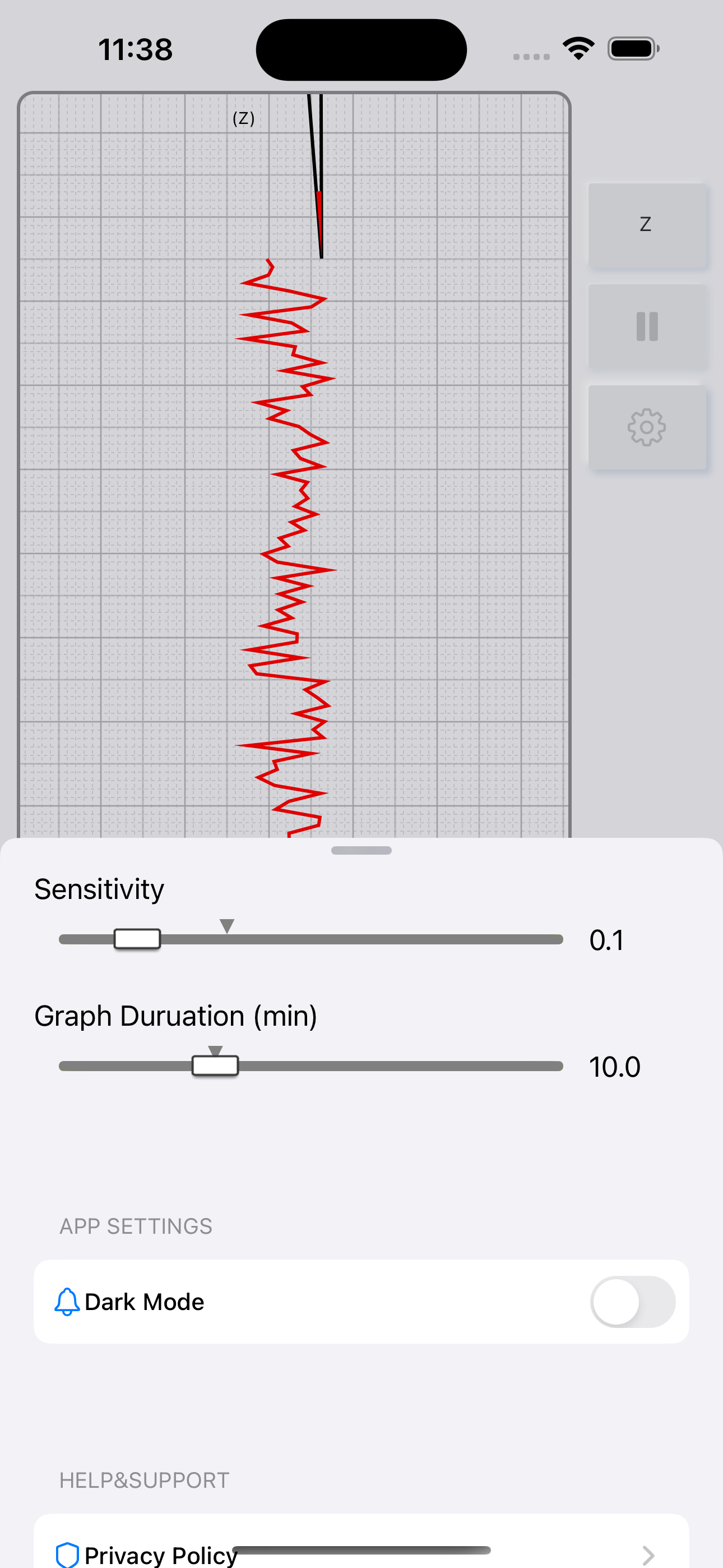 Seismometer+ screenshot 6
