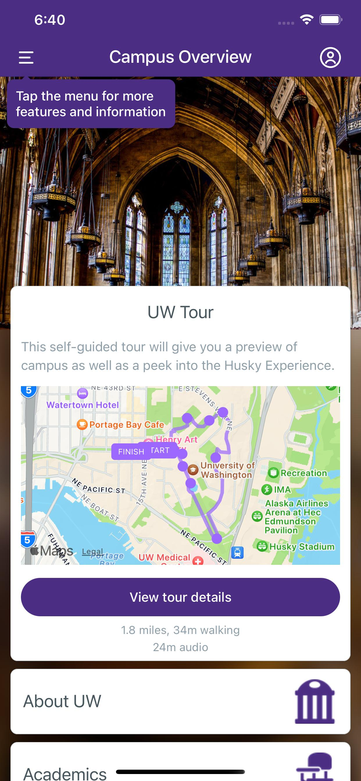 University of Washington Tours