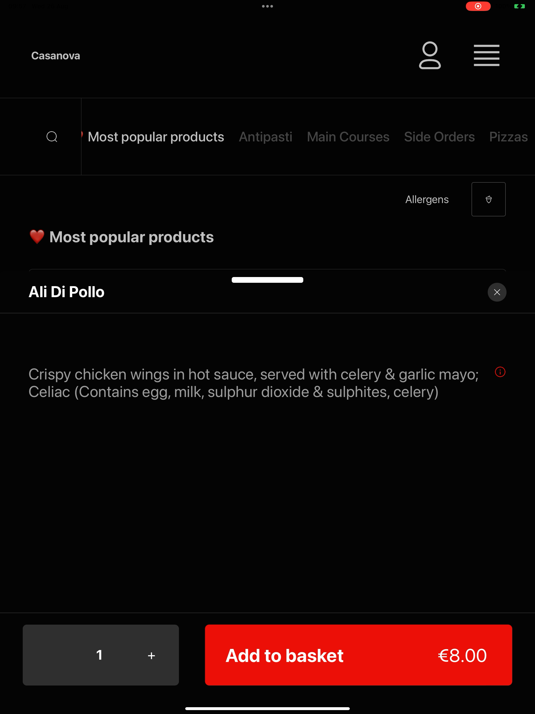 Casanova Restaurant Drogheda screenshot 15