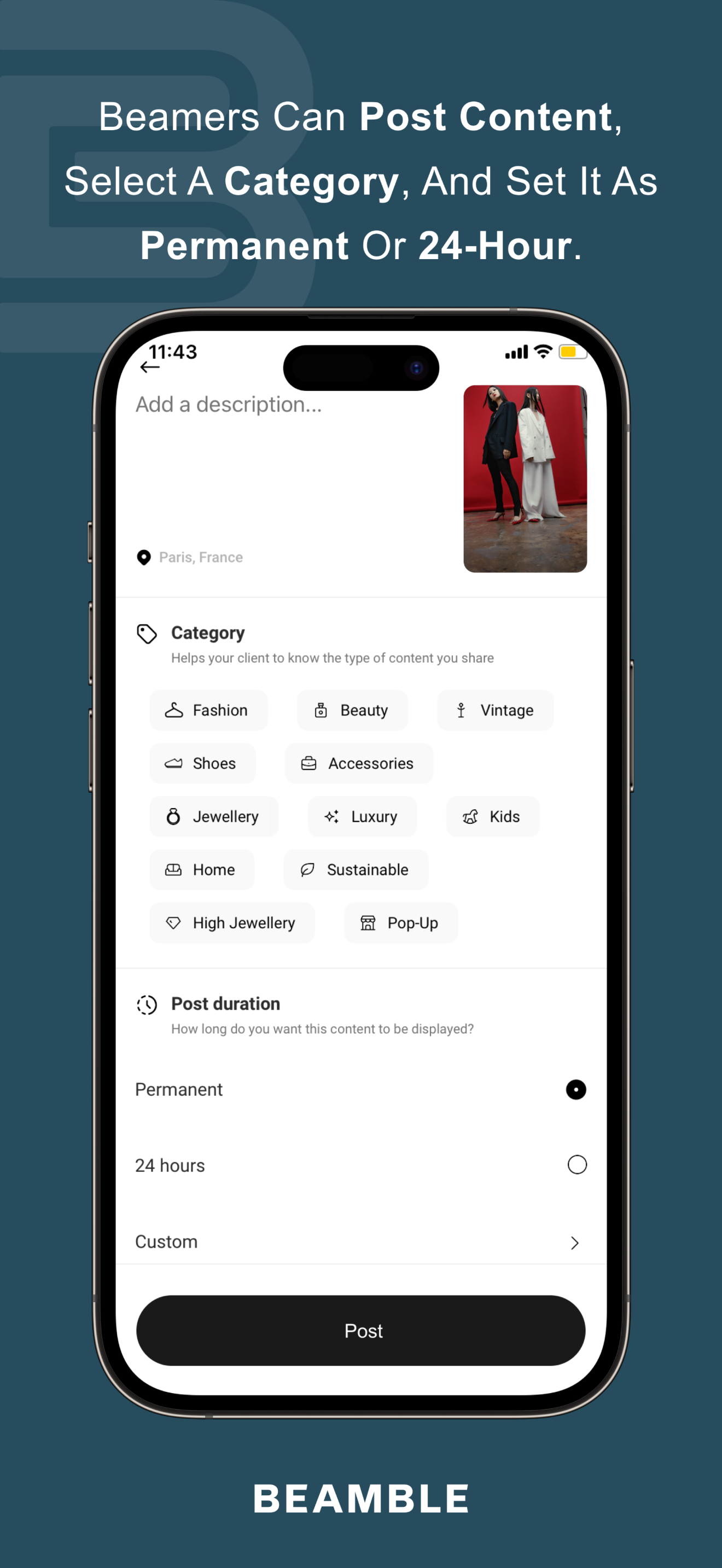 Beamble: video shopping