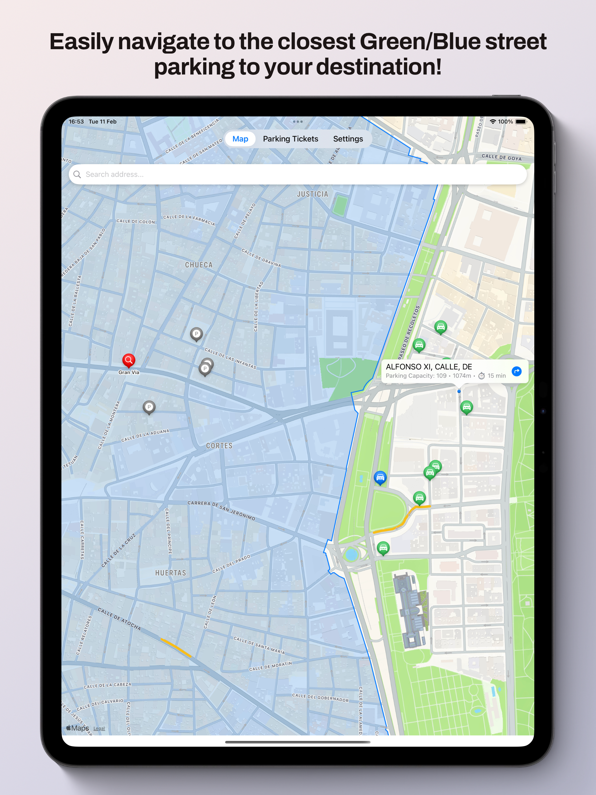 Parking Search Madrid
