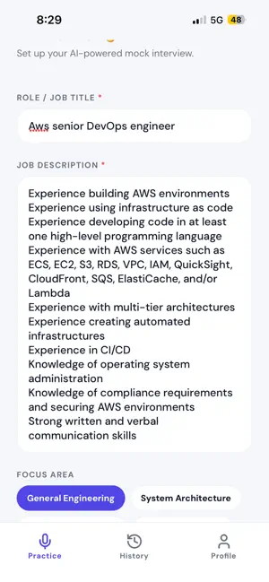 AI Mock Interview screenshot 3