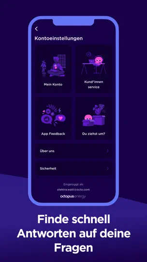 Screenshot von Octopus Energy auf dem iPhone 5