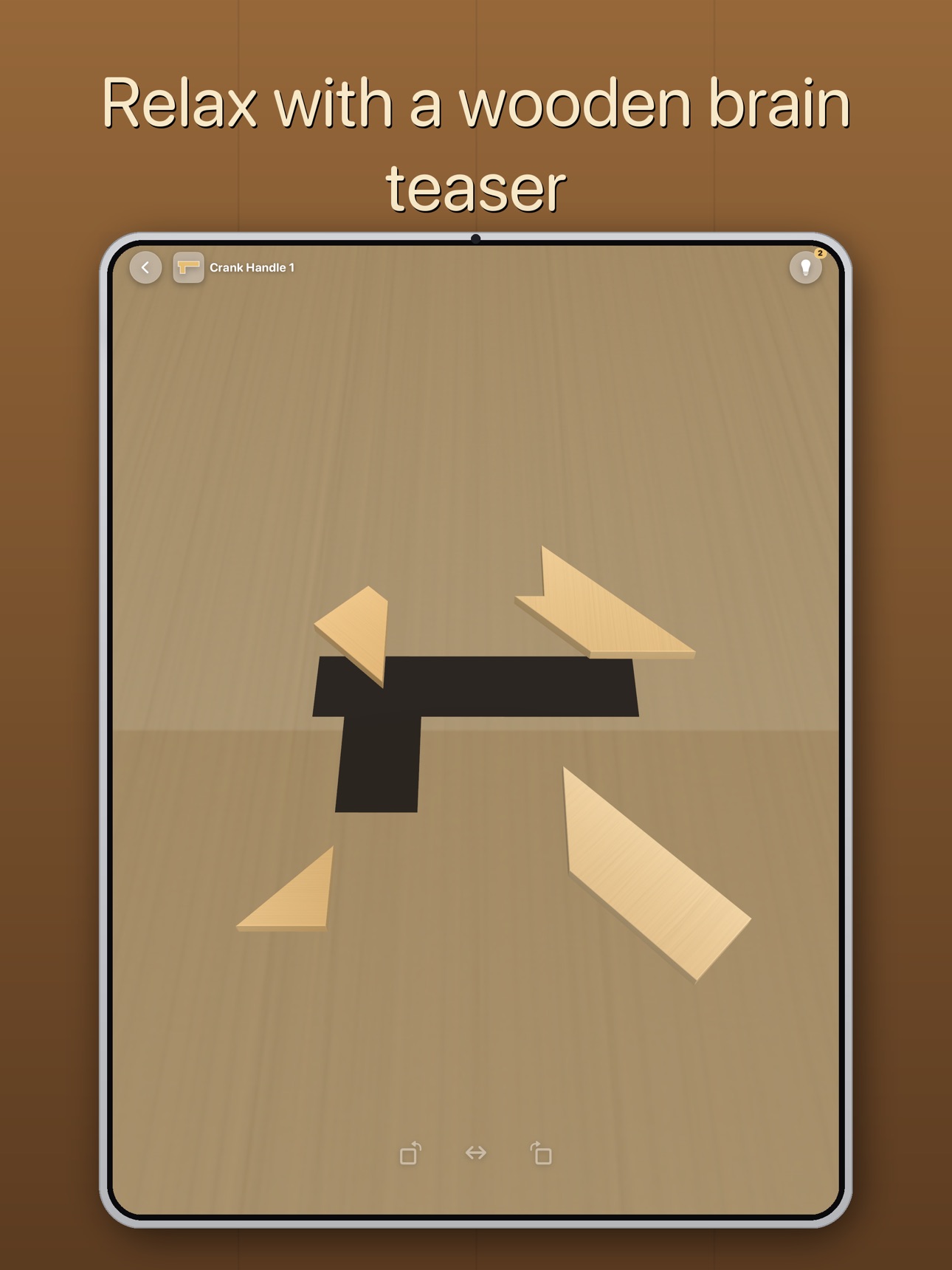 Screenshot 11 of FourFold: Wood T-Puzzle Block