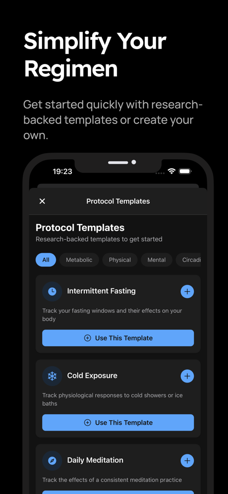 Biohacking Tracker: Biohackr screenshot 3