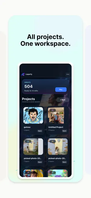 Layerfy - AI Photo Editor screenshot 1