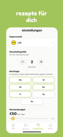 mise – Essensplaner iPhone screenshot 4