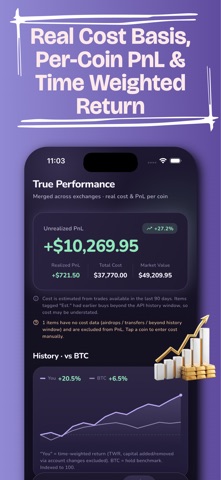 ExAgg - Crypto Portfolio iPhone screenshot