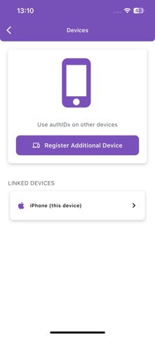 IDX by authID screenshot