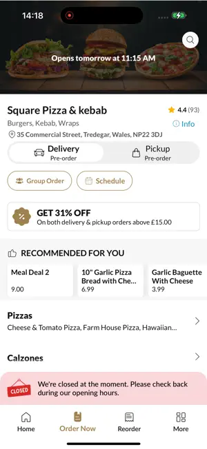 Square Pizza & kebab screenshot 2