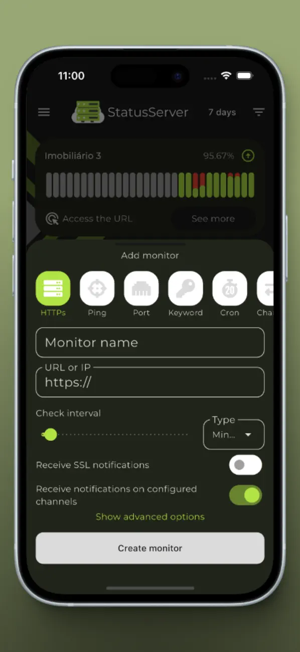 #3. Status Server Online (iOS) Podle: Steeve bernard Barthelemy