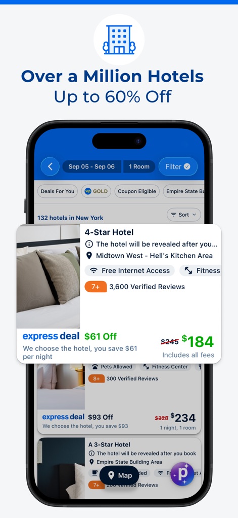 Priceline - Hotel, Car, Flight - Hotel Deal Finder