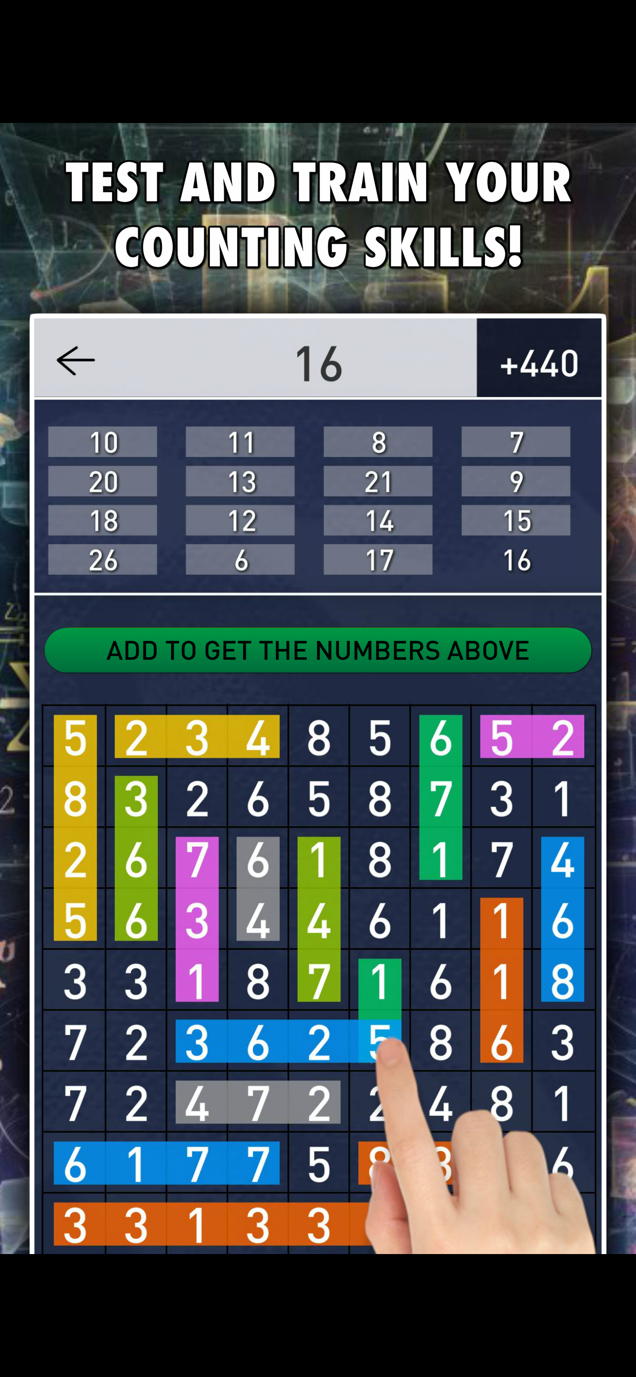 Hidden Numbers: Math Game PRO