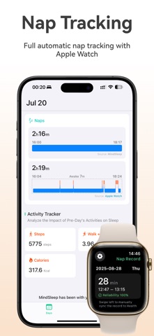 MindSleep: Nap & Sleep Tracker Screenshot 2 of 7