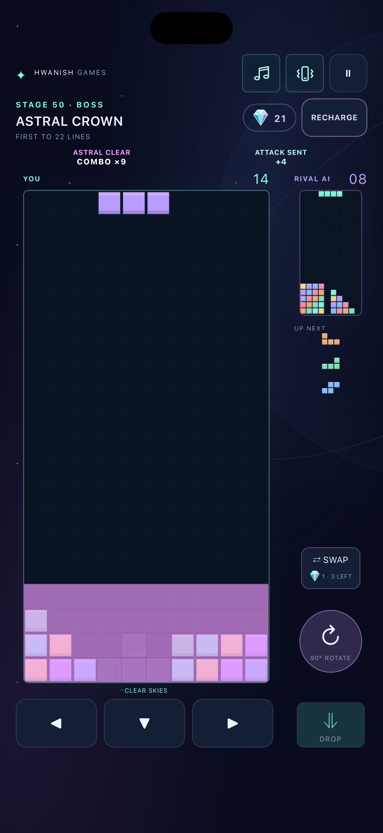 Screenshot 1 of Astral Falling Block Puzzle
