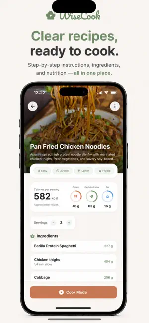 WiseCook: Video to Recipe screenshot 3