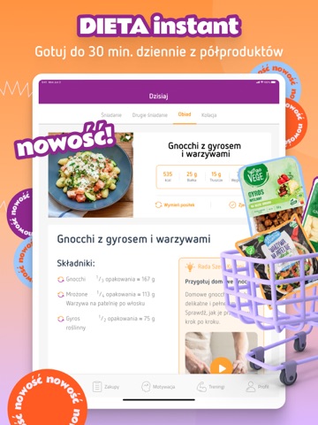 OXY Dieta, kalkulator kalorii iPad screenshot