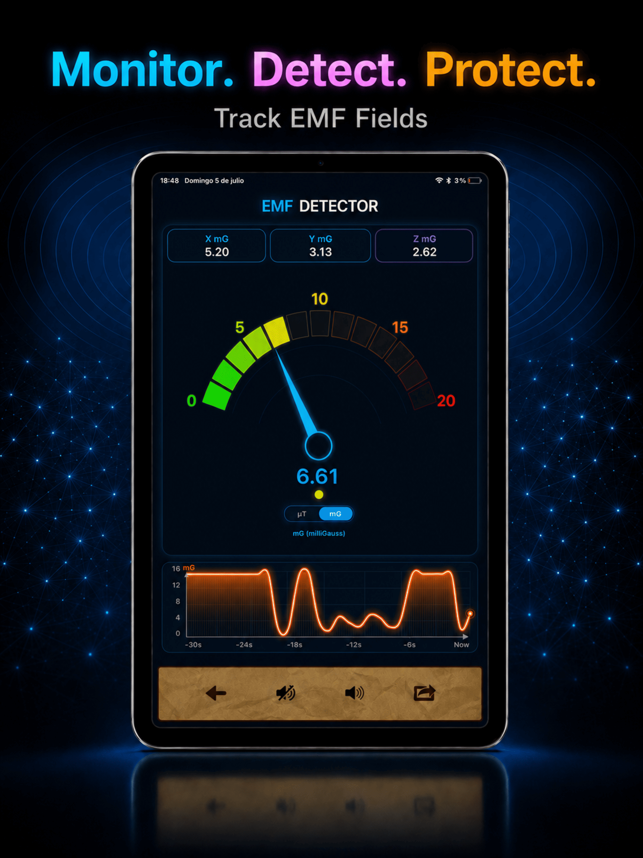 EMF Field Detector RF Scanner screenshot 11