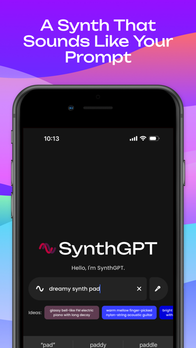 SynthGPT - AI Piano App iPhone screenshot 3 - Music app